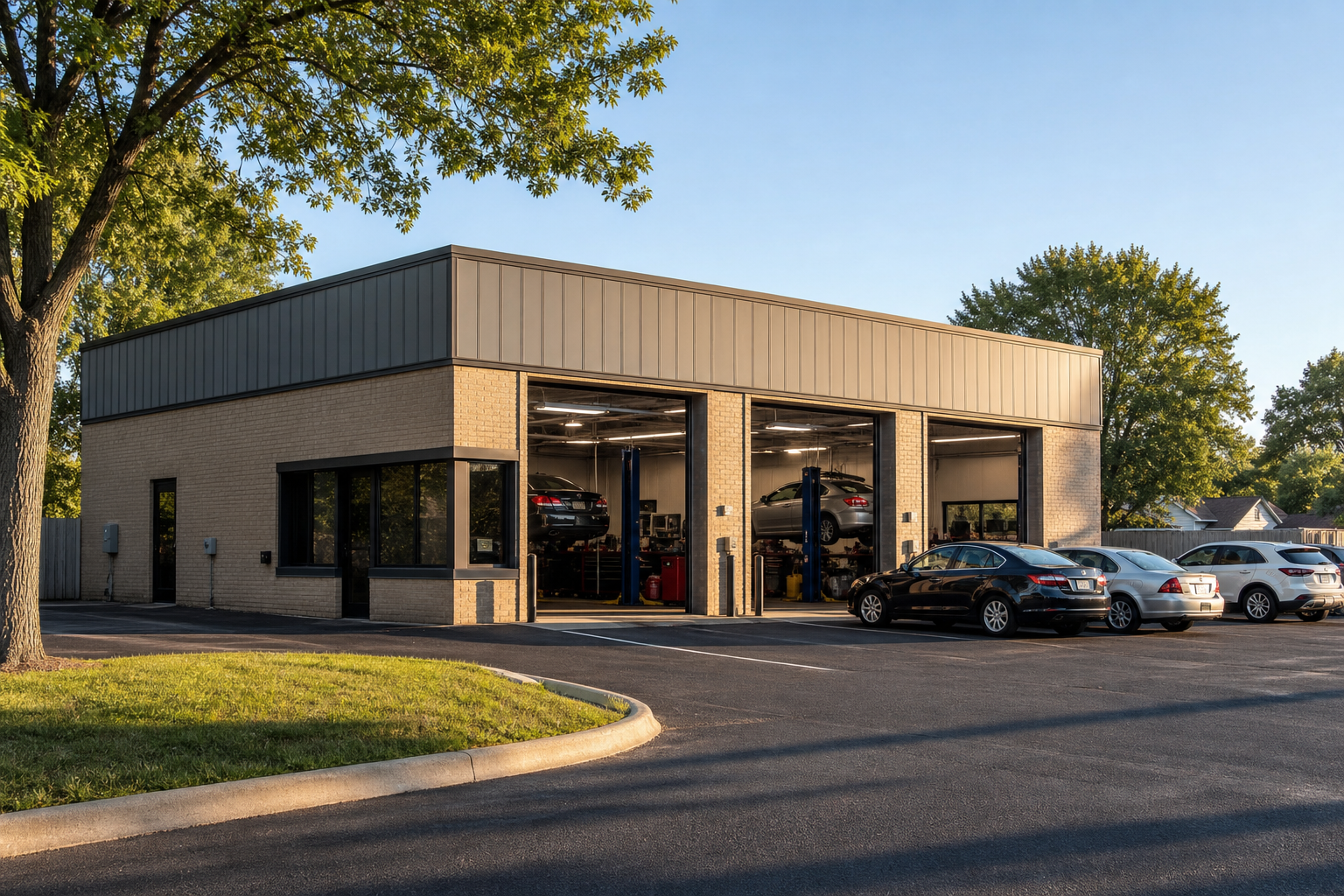 Exterior of the Jo Co Auto Repair shop in Merriam, KS